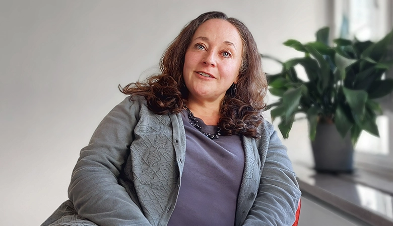 Julia Knoll im Gespräch.