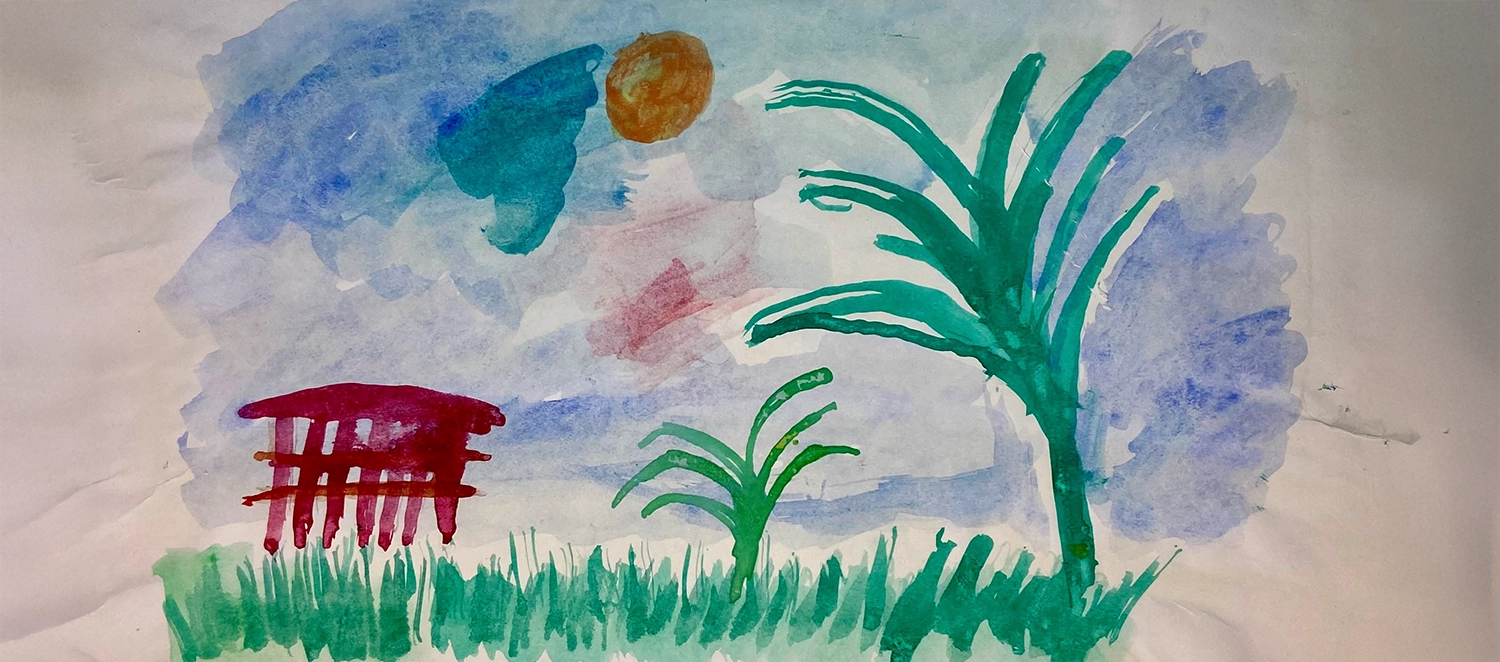 Ein selbstgemaltes Bild